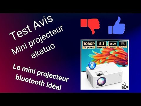 MINI VIDEO PROJECTEUR 1080P HD : Test et Avis le mini projecteur efficace