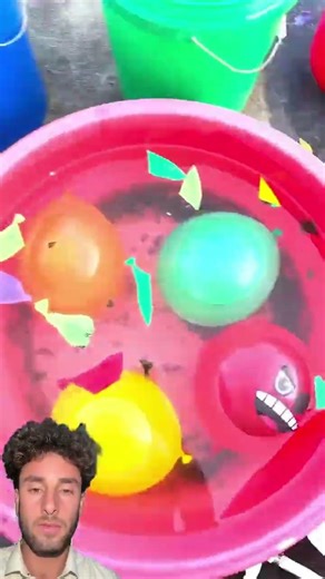 Colourful water balloon gadget short #new #shorts