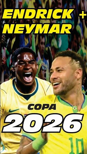 "Endrick e Neymar juntos na Copa! Ancelotti mandou" #fifa