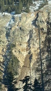 Major rock slide!! The Fingers on Berthoud Pass just broke loose and slid away. | Parks Thomson