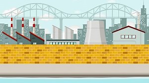 Animated Scene Showing Industrial Pollution Effects Stock Footage Video (100% Royalty-free) 3921289483 | Shutterstock