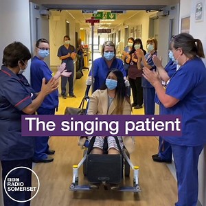 Singing through coronavirus 🎵 Irma has returned home after nine days in hospital. | BBC Somerset