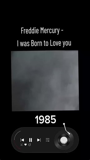 Freddie Mercury - I was Born to Love you #1985 #FreddieMercury #MrBadGuy #IWasBornToLoveYou #livingonmyown
