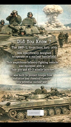 BMP-1 - USSR | 10 Nuclear Battlefield Vehicles Made in Cold War | NO:09
