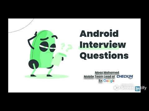 Android Interview Questions - Introduction