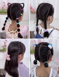 38K views · 1.1K reactions | Easy Hairstyles For School Compilation! 2 Weeks Of Heatless Hair Tutorials | Parenting | Facebook