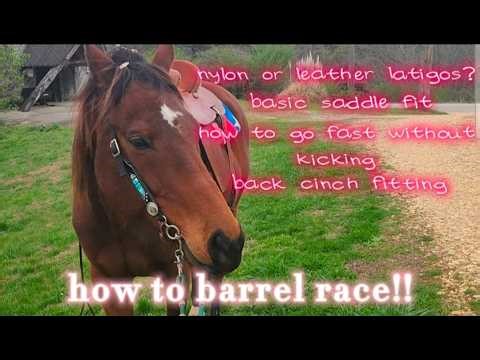 How to BARREL RACE Episode 1 || Tack Basics