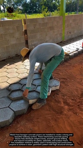 Hexagon Concrete Paver Block