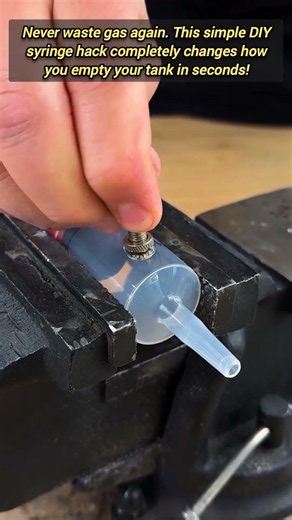 I tried that viral syringe gas trick… and it actually works perfectly 🤯