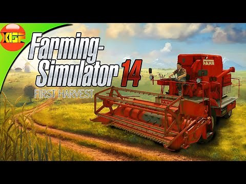 Farming Simulator 14 gameplay #2- My First Harvest!