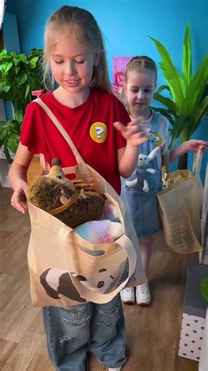 🛍️ They Bought Everything… to Share! #shorts #story