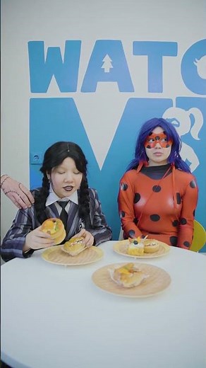 Best friends Wednesday Addams and Ladybug! #funny #wednesday #trending