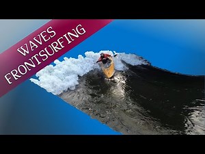 How to surf waves in a kayak!