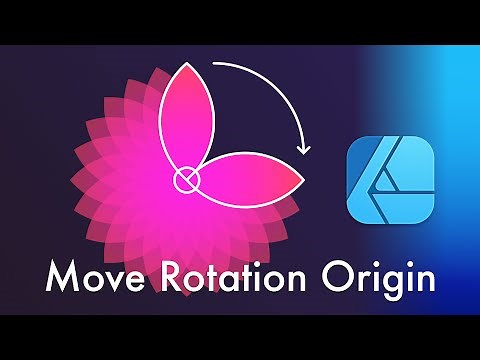 Change Rotation Origin Affinity Designer Tutorial - How to Rotate Around a Specified Point