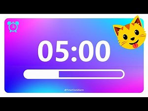 🔴 5 minute Timer with Music [Countdown]