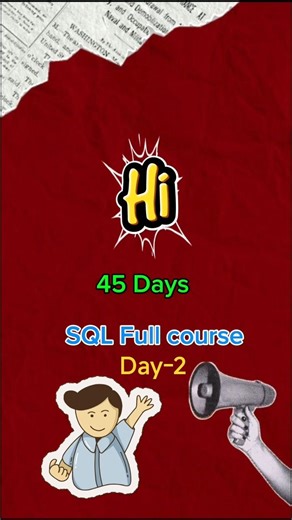 Day-2 #sql #sqltutorial #database #mysql #sqlqueries #learnsql #programming #coding #tech