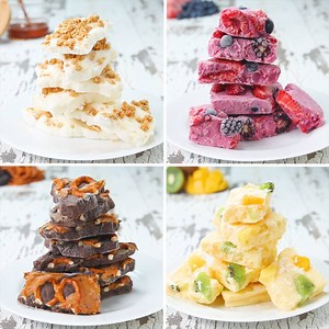 22M views · 6K reactions | These 4 yogurt bark recipes are yummy...