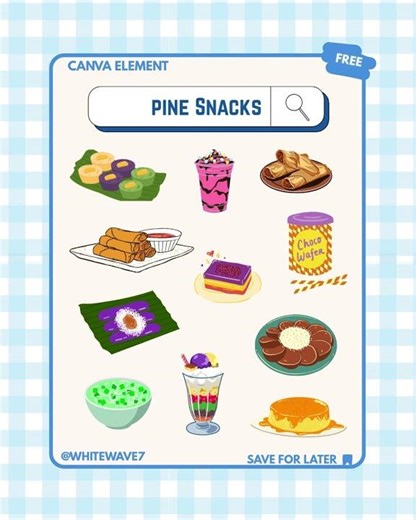 FREE Kawaii Snack Elements for today!