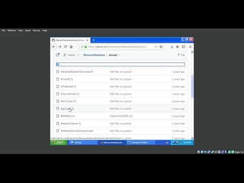 Avast 4.8 demonstration extracting a folder with one virus.