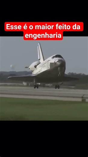 O Pouso de um Ônibus Espacial é INCRÍVEL 😯☠️ #astronomia #foguete #ciencia