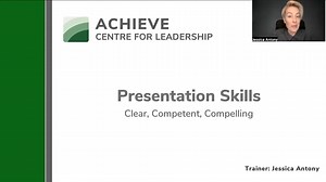 Presentation Skills Webinar - ACHIEVE
