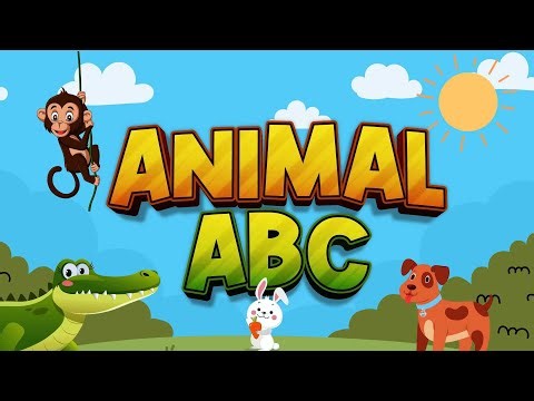 "Alphabet Animals" - ABC Animals Song for Kids, Learn animals, phonics and the alphabet
