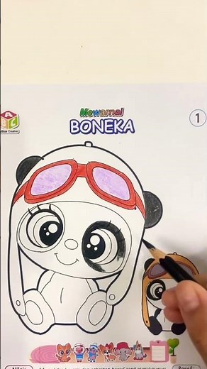 ¡Aprende a Colorear una Muñeca Kawaii Súper Tierna | Cute Kawaii Doll Coloring for Kids #dibujofácil
