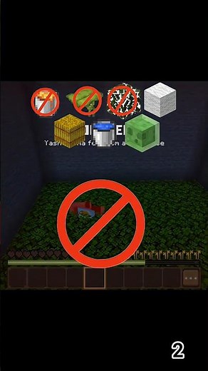 Minecraft FALL damage VS minecraft blocks ☠️ #minecraft #shorts #trend