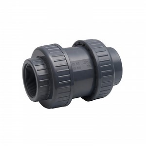 [Hot Item] UPVC/PVC Double Union Ball Check Valve with Socket End