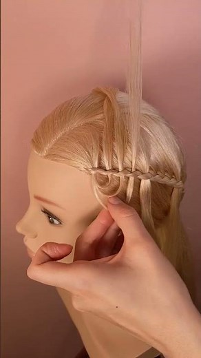 Hollywood wave #braid for beginners 🌊