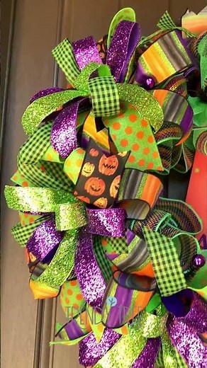 🎃 Easy Halloween Wreath