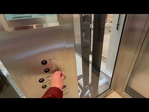 The elevator at West Farms Mall in Farmington, Connecticut, ￼￼