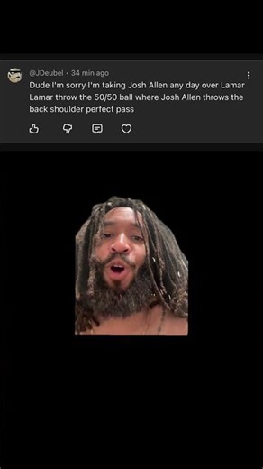 Josh farve fans tripping 😂😭 #joshallen #coachpops #billsmafia #ravensflock #lamarjackson