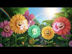 ABC Garden of Singing Flowers | Nursery Rhyme Song for Kids