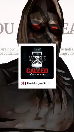 ROBLOX HORROR GAMES RECOMMENDATION GAME NAME- THE MORGUE SHIFT #roblox #robloxhorrorgames #robloxfyp