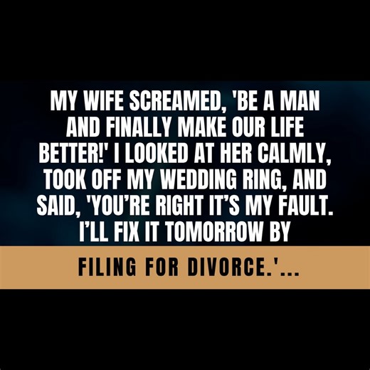 43K views · 166 reactions | She Yelled, Be a Man and Fix Our Life! So I Took Off My Ring and Promised to Fix Everything — By Leaving Her. | King of Reddit | Facebook