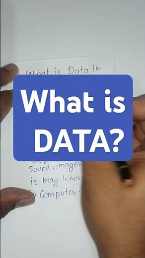 What is Data in Computer? Short Definition with Example #Data #Computer #shorts