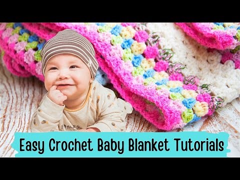 Easy Crochet Baby Blanket Tutorials for Beginners