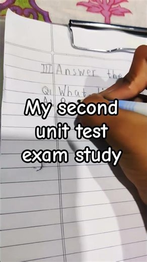 # second unit study # second term# 1st standard