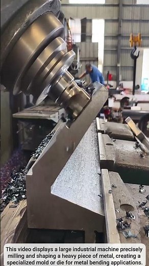 The process of machining a metal bending die