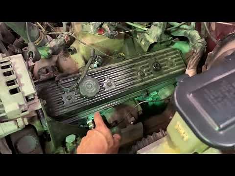 350 TBI head gasket repair removing intake manifold. Episode 30 part 1