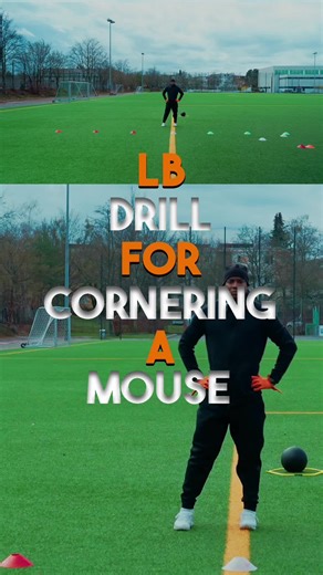 Linebacker Drill for Tackling a Shifty Running Back