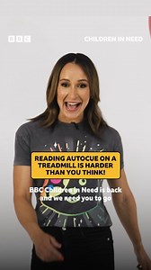 71K views · 88 reactions | Reading autocue on a treadmill isn't so...