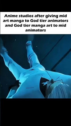 When God-Tier Manga Gets Mid Animation 😭 | #gojo#gojosatoru #jujutsukaisen#jjk #shorts #fyp