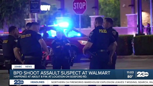 BPD Shoots Assault Suspect At Walmart
