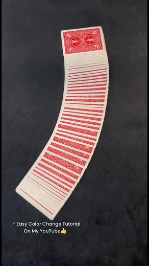 Magic Card Trick Tutorial - Easy Color Change can be found on my YouTube channel 👍🪄 #magic #magician #tutorial | Best Magic