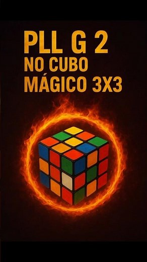 PLL G 2 no cubo mágico 3x3. #puzzles #pll #cubomagico #speedcubing #shorts