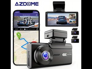 AZDOME 5K M580 3CH Dash Cam with Touch Screen | Unboxing