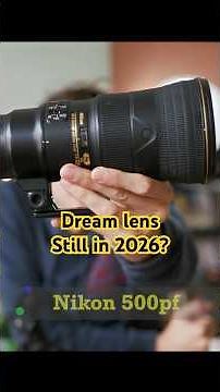 Dream Lens - Nikon 500pf vs Sigma 500mm 5.6