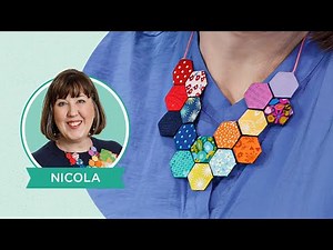 Make an English Paper-Pieced Necklace with Nicola of Daisy & Grace and Jenny! (Bonus Video Tutorial)